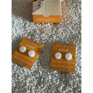 ClariSonic Opal Replacement Applicator Tips 4 Pack‎ RARE Discontinued New Sealed